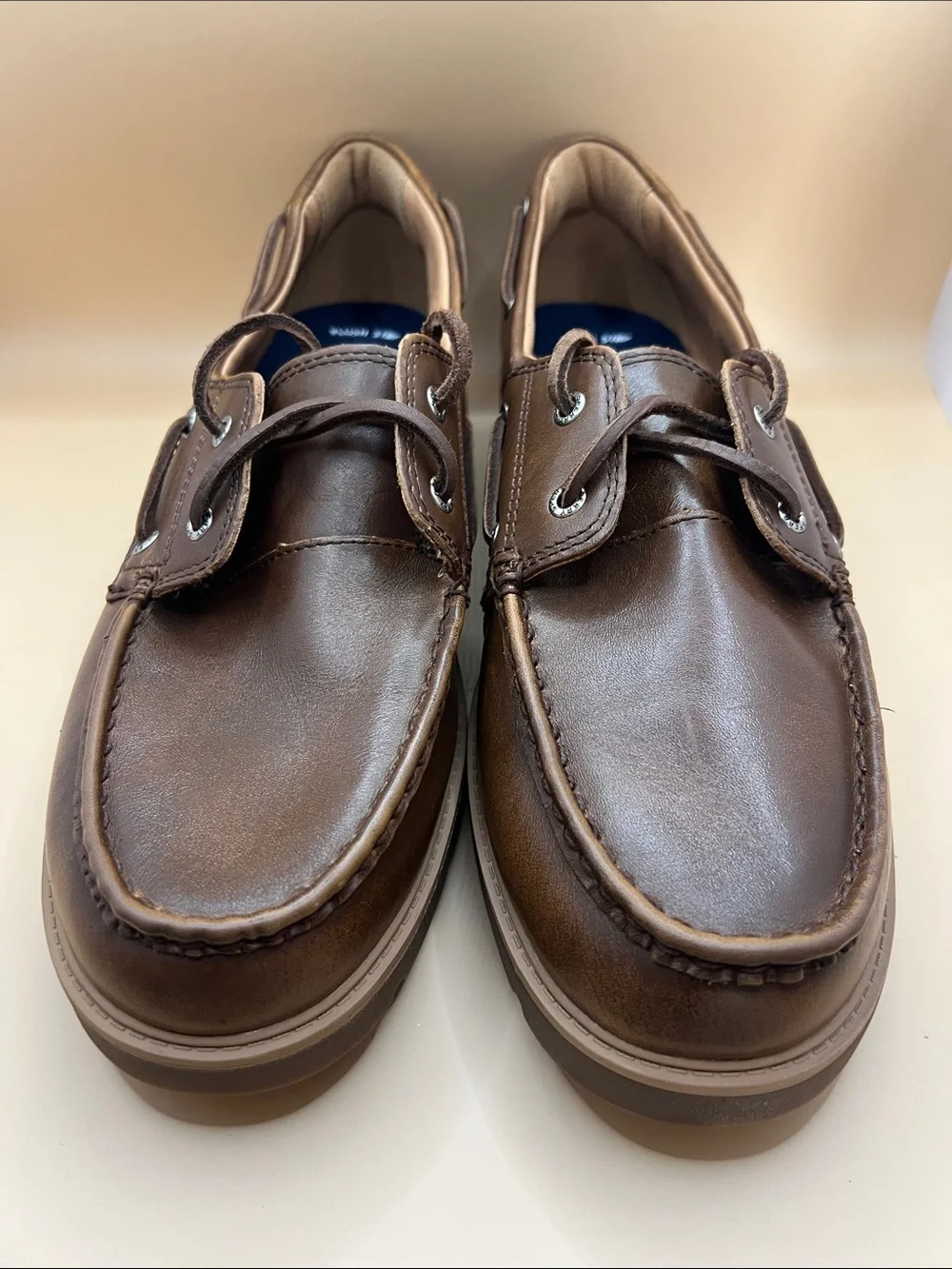 Sperry Brown Leather Two-Eye Boat Shoes